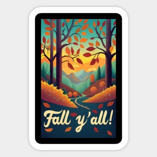 Fall Y’all Sticker